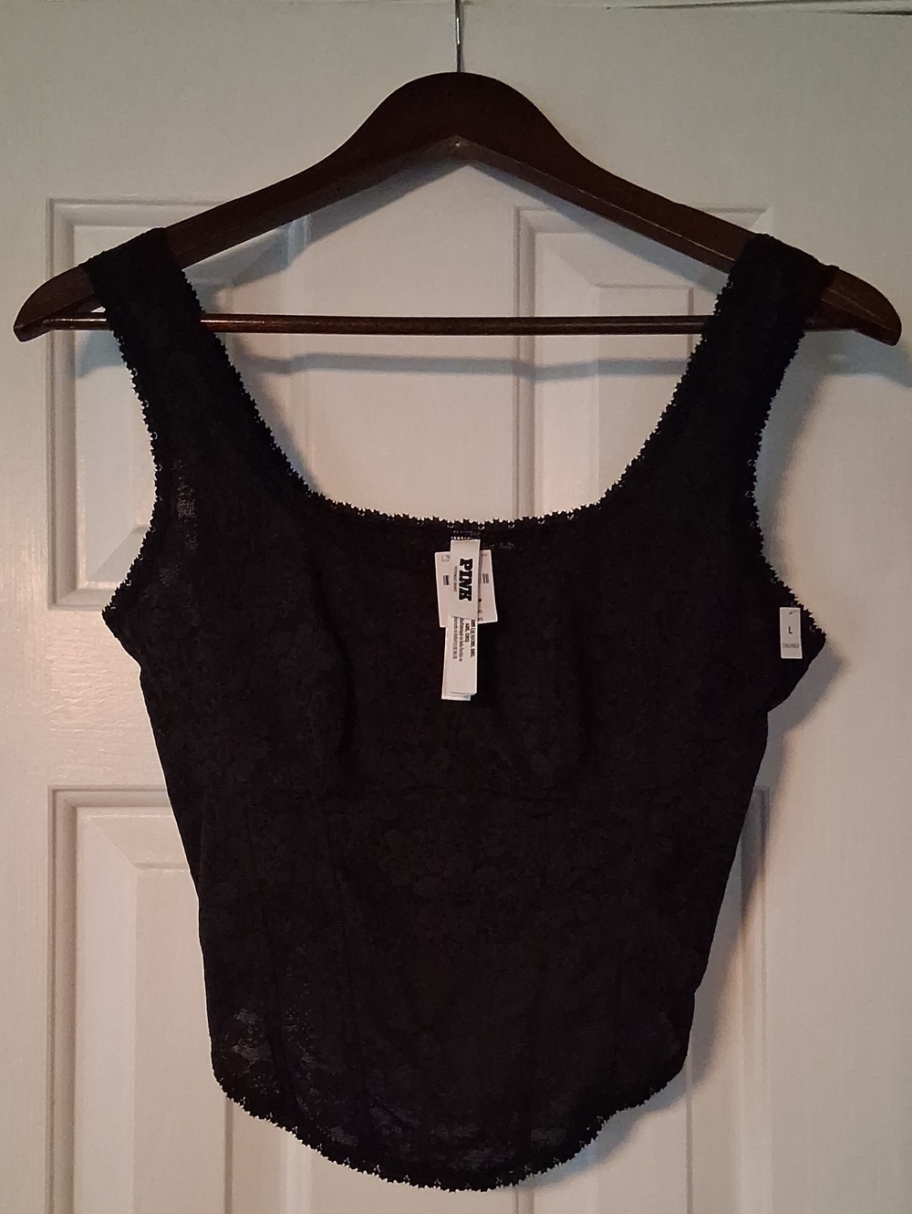 NWT Lace BRALETTE VS Pink Size L